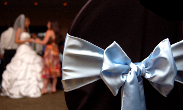 Chair Decoration Elevated By The Bride In Soft Focus