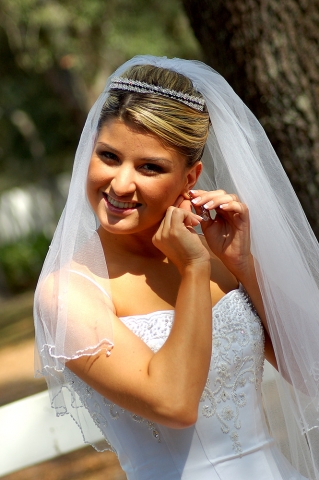 A Candid Moment With Maria Before The Ceremony